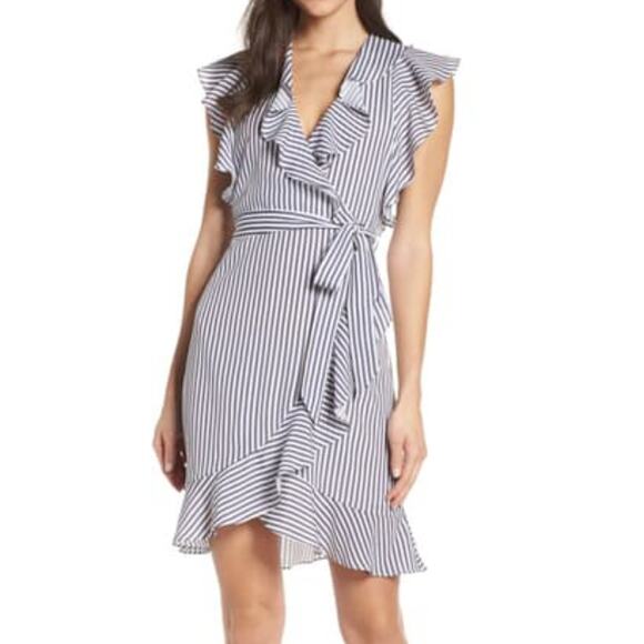 Anthropologie Elizabeth Crosby Pippa Ruffle Dress S - Picture 1 of 9